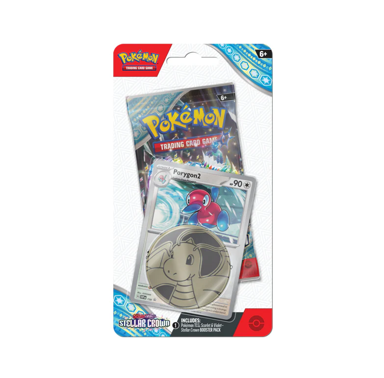 Scarlet & Violet - Stellar Crown Premium Checklane Single Blister - Porygon2 Promo