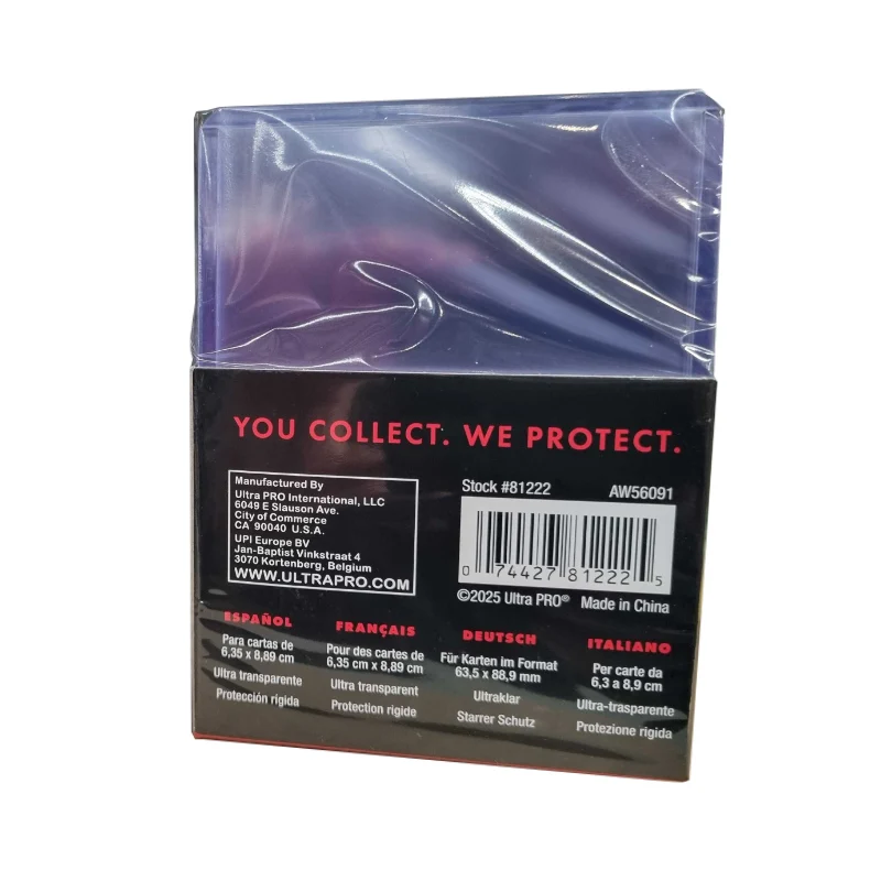 Ultra PRO Ultra Clear Premium Toploaders 3 x 4 Inches