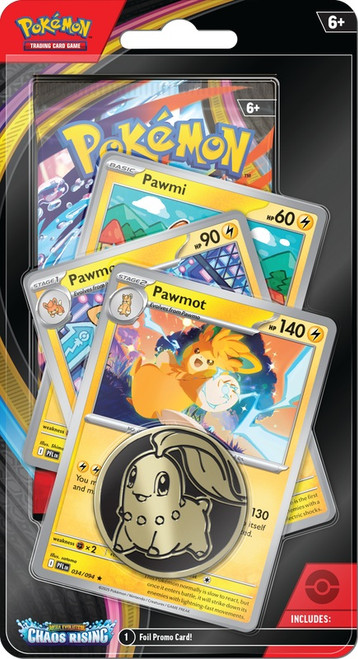 Mega Evolution - Chaos Rising Premium Checklane Single Blister - Pawmot Promo