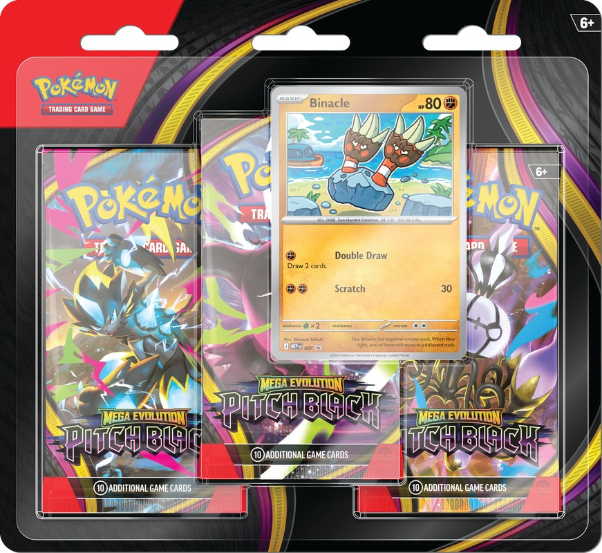 Mega Evolution - Pitch Black Triple Checklane Blister - Binacle Promo