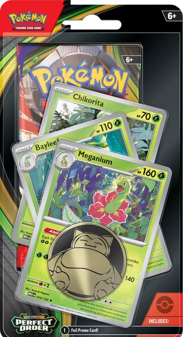 Mega Evolution - Perfect Order Premium Checklane Single Blister - Meganium Promo