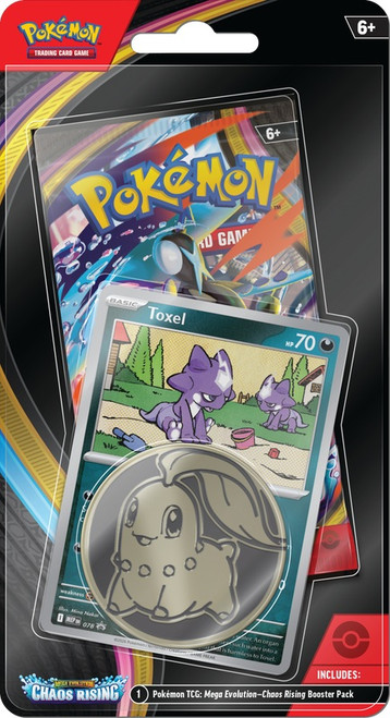 Mega Evolution - Chaos Rising Premium Checklane Single Blister - Toxel Promo